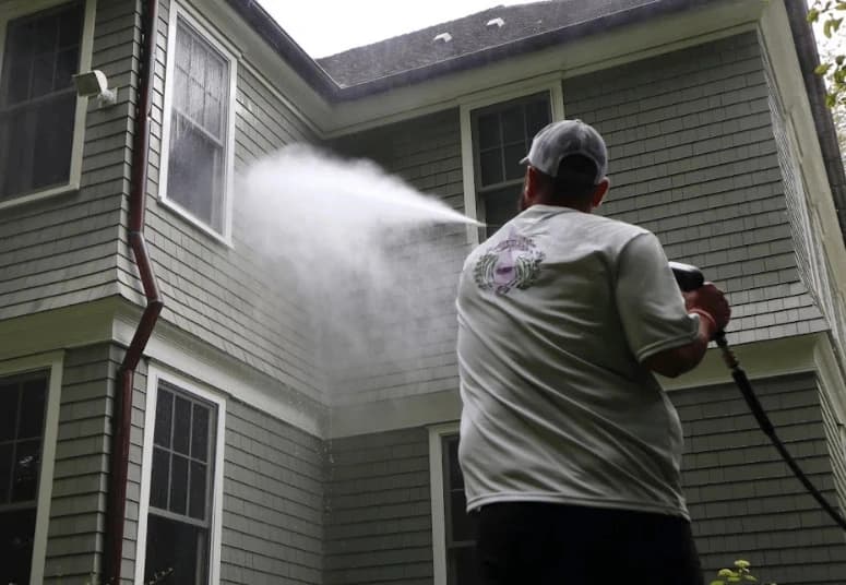 Commercial pressure washing service by Cleveland Heights Power Washing at Cleveland Heights business